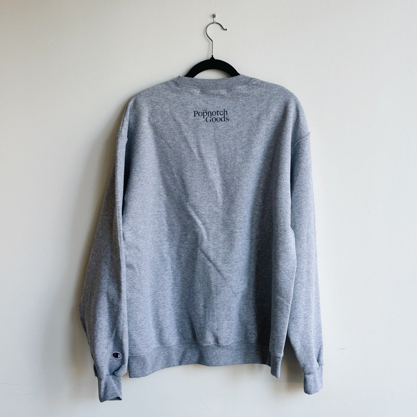 Popnotch Crewneck - Heather Grey