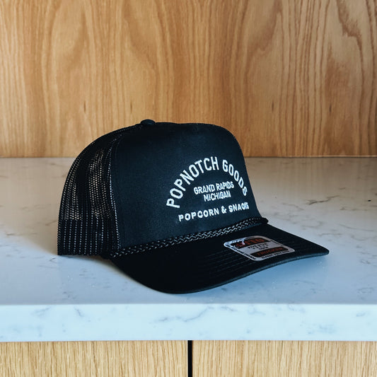 Popnotch Trucker Hat - Black