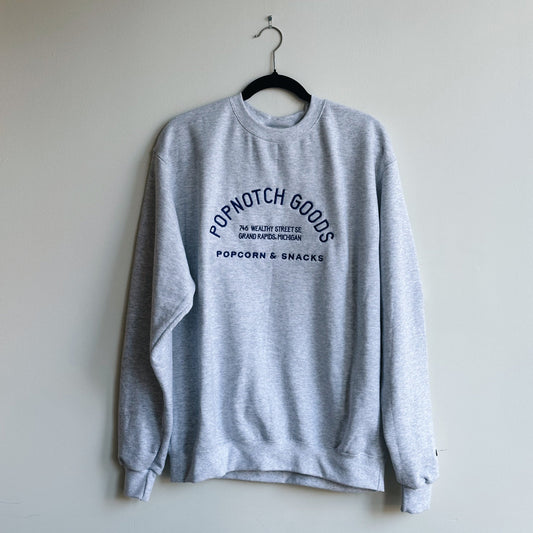 Popnotch Crewneck - Light Grey