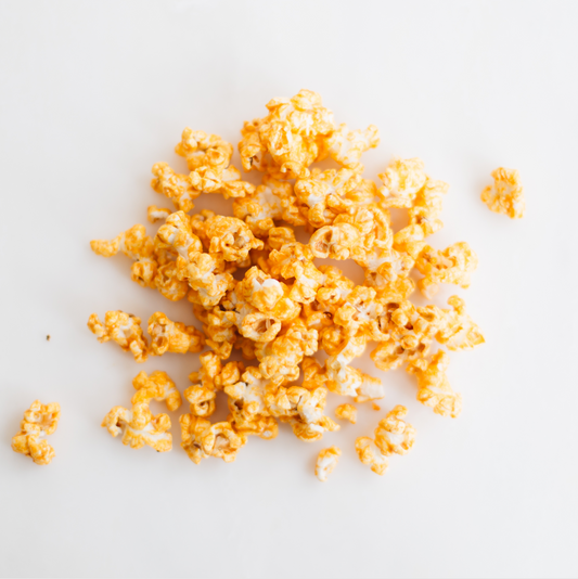 Spice it up with our Jalapeno Cheddar popcorn! This popcorn is the owners favorite and is hard to put down. With a creamy cheese and a backend kick of spice will leave you coming back for more. Order online now or stop in Popnotch Goods to enjoy this spicy treat!